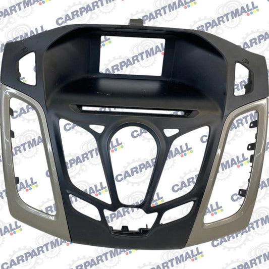 12-14 FORD FOCUS SEDAN DASH CENTER RADIO BEZEL COVER TRIM CM51-18835-JAW