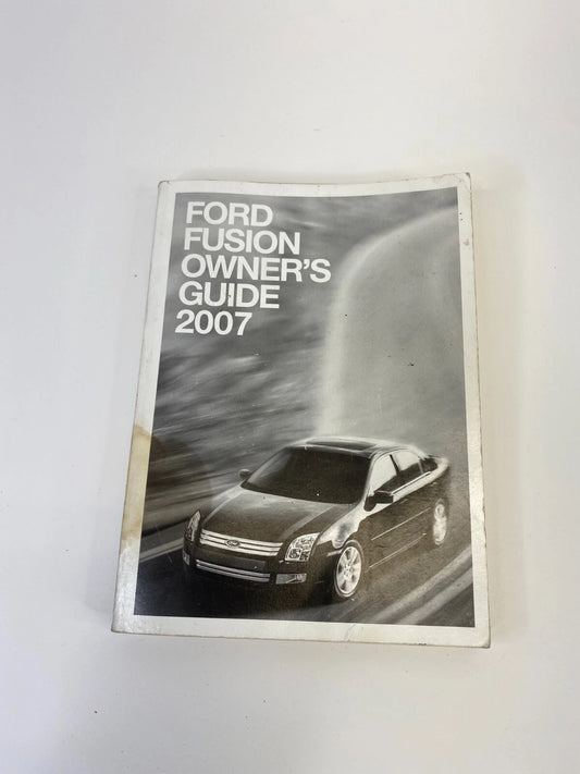 2007 FORD FUSION OWNERS MANUALS SET QUICK MAINTENANCE WARRANTY GUIDE OEM FACTORY