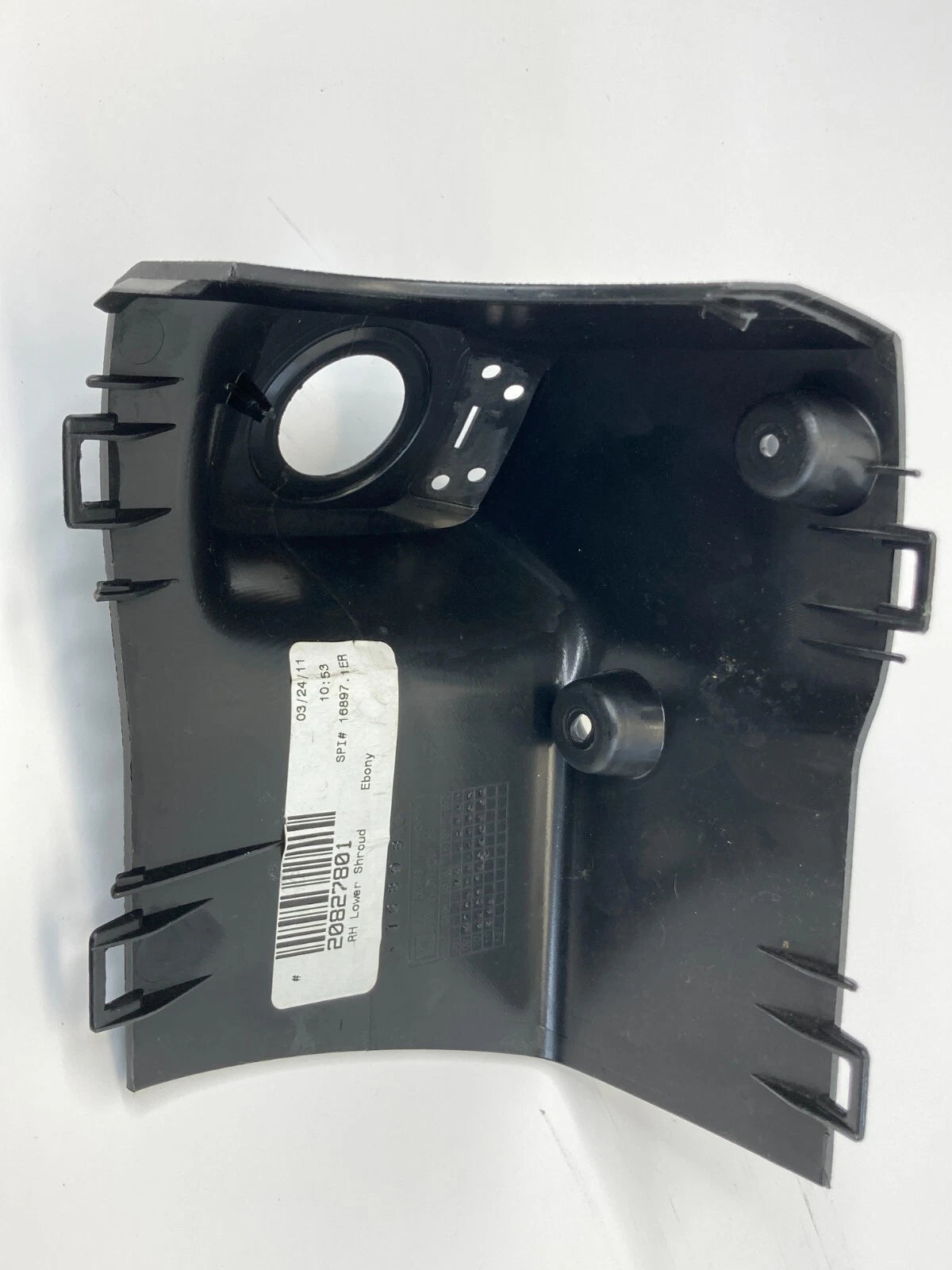 2007-2016 GMC ACADIA IGNITION LOCK CYLINDER OPENING COLUMN TRIM COVER 20827801