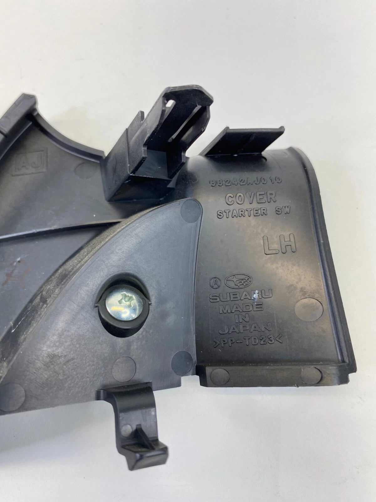 10-14 SUBARU OUTBACK LEFT DRIVER SIDE DASH STARTER SWITCH COVER TRIM 66242AJ010