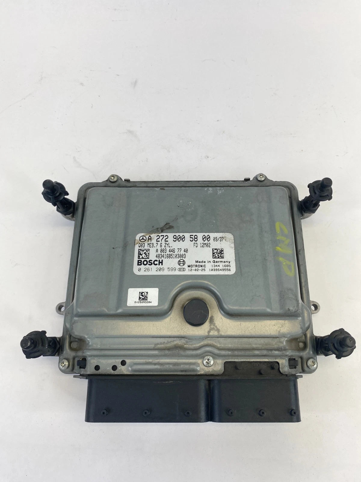 2010-2012 MERCEDES GLK350 ENGINE COMPUTER CONTROL MODULE ECU ECM OEM A2729005800