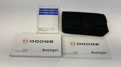 2008 08 DODGE AVENGER OWNERS MANUAL BOOK INFORMATION GUIDE W/ CASE OEM