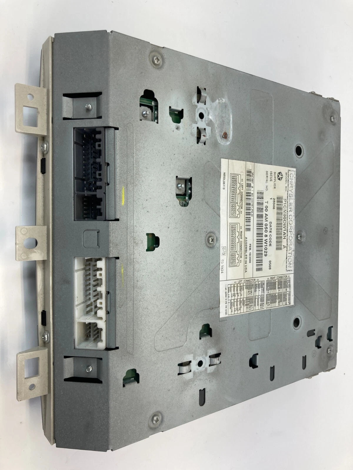 08 09 CHRYSLER TOWN & COUNTRY REAR OVERHEAD DVD SYSTEM MONITOR DISPLAY 1CM00DW1