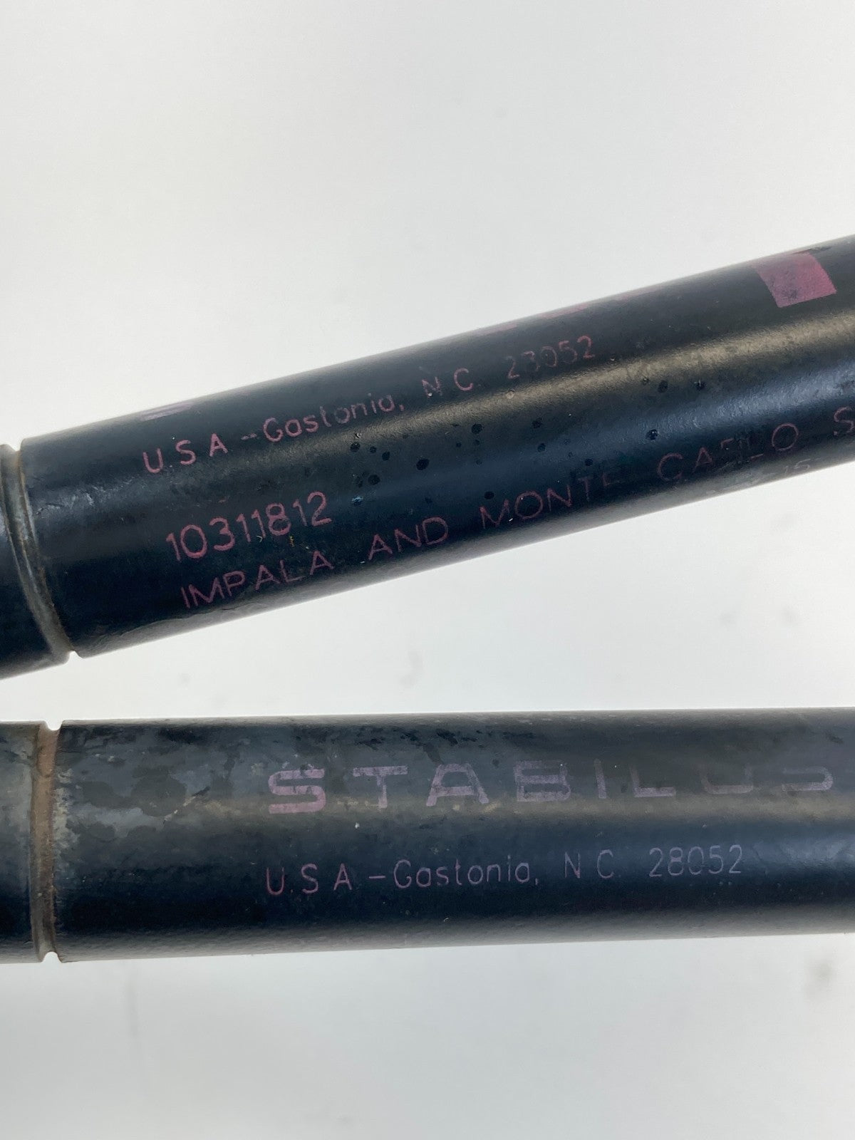 2000-2007 Chevrolet Monte Carlo Tailgate Trunk Lift Cylinder Strut Shock Pair