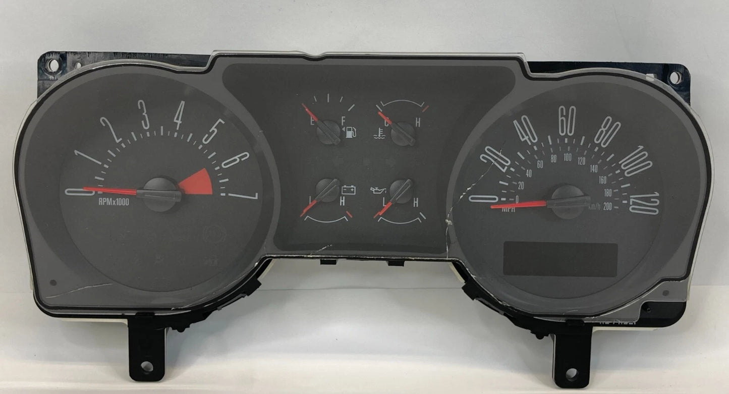 07 08 09 FORD MUSTANG 4.0L AT SPEEDOMETER INSTRUMENT CLUSTER 7R33-10849-EC 203K