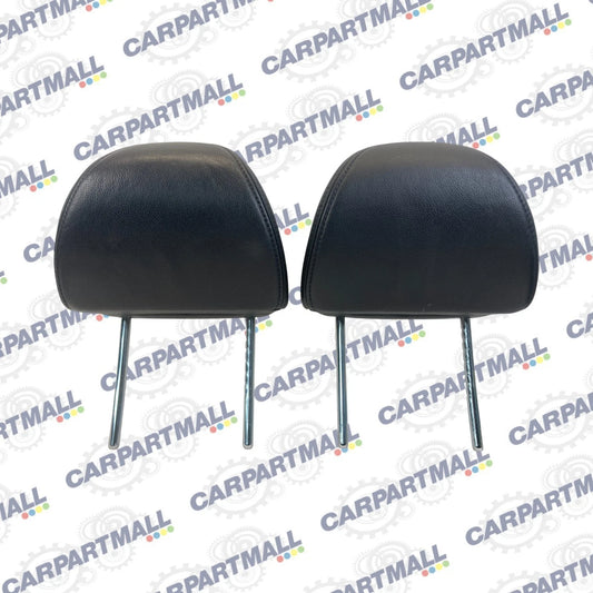 2009-2012 ACURA RDX FRONT SEAT HEADREST PAIR LEFT RIGHT BLACK LEATHER OEM