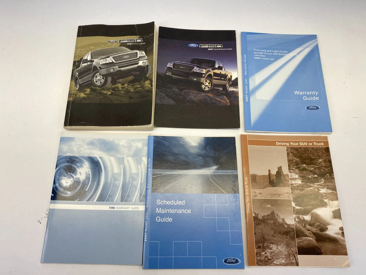 2007 FORD F-150 FX4 CREW CAB OWNERS MANUAL WARRANTY GUIDE SET W/ CASE OEM