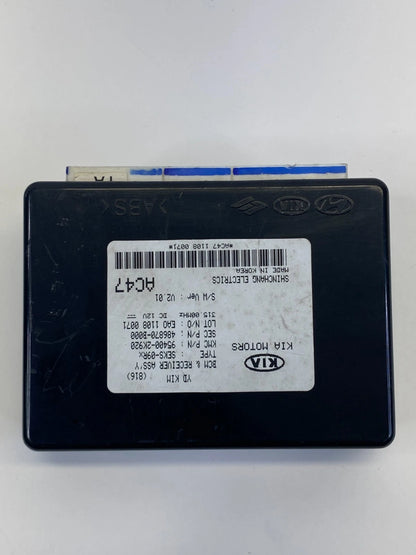 2011 KIA SOUL 2.0L L4 BODY CONTROL MODULE ASSEMBLY BCM BCU 95400-2K920 OEM