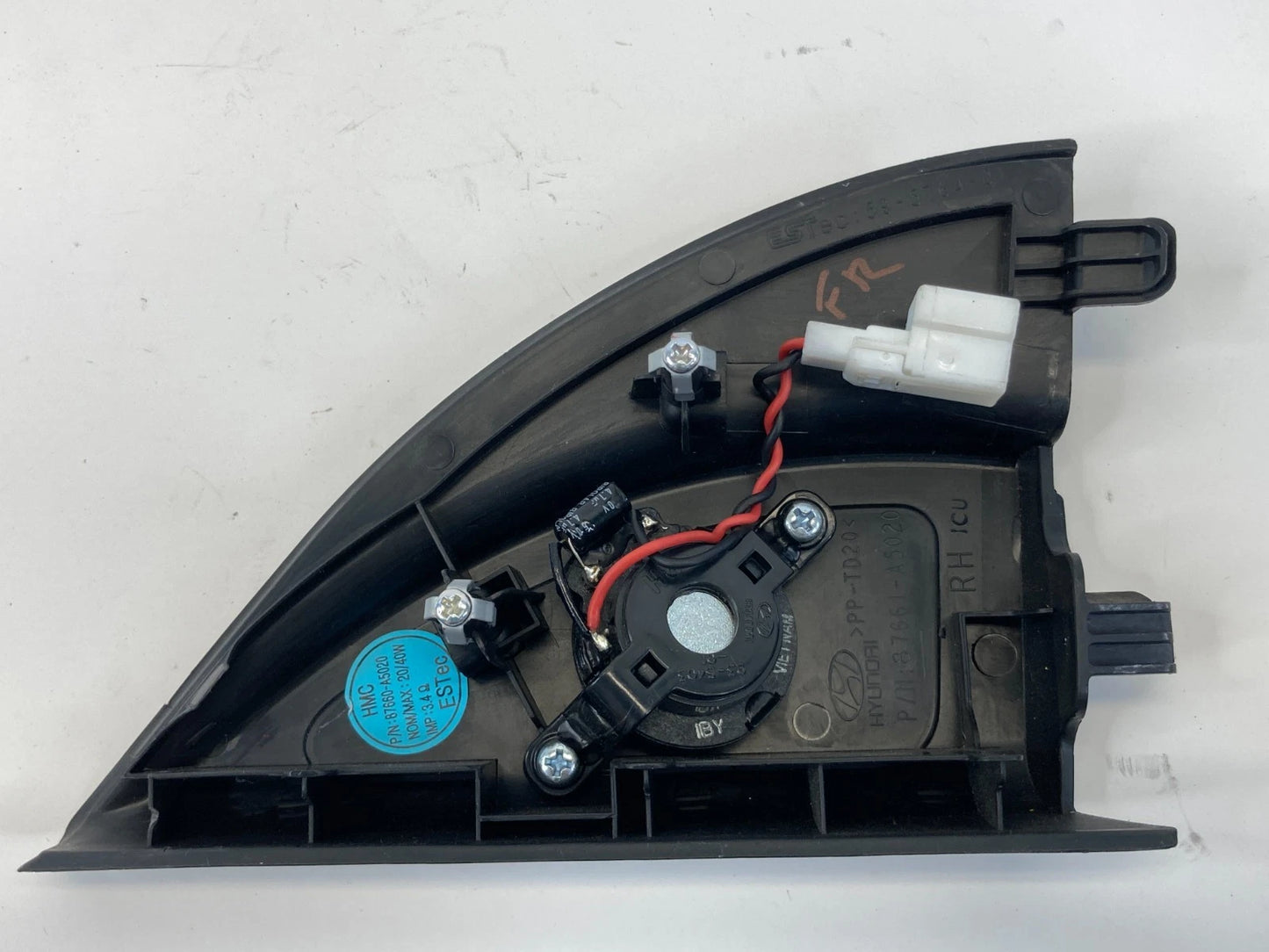 2013-2017 Hyundai Elantra GT Front Right Door Tweeter Speaker w/Corner Cover OEM
