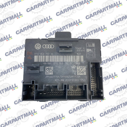 11-13 Audi A4 Quattro Front Right Side Door Locking Control Module 8T0-959-792-M