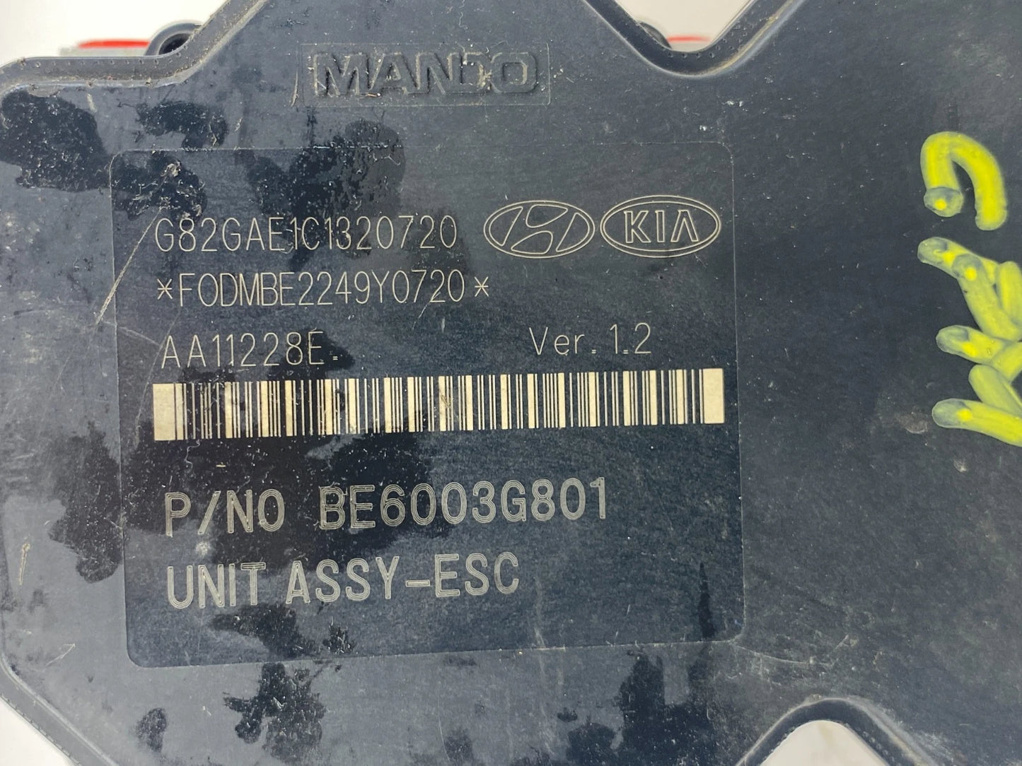 2011-2013 KIA FORTE 2.0L FWD ABS ANTI LOCK BRAKE PUMP MODULE BE6003G801 OEM