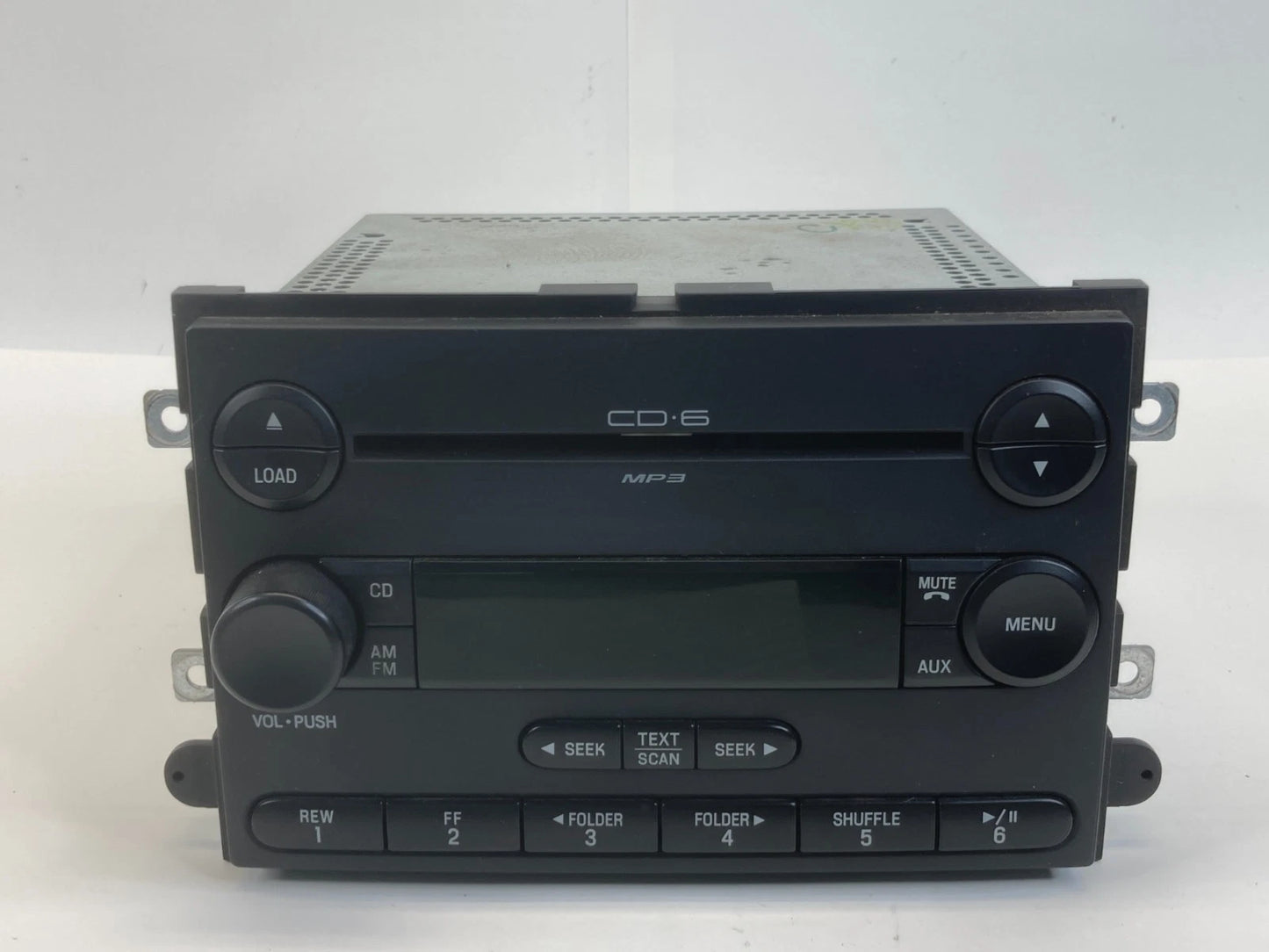 2006 2007 FORD F150 RADIO RECEIVER AM/FM 6 CD PLAYER PANEL ASSY 7L3T18C815SA OEM