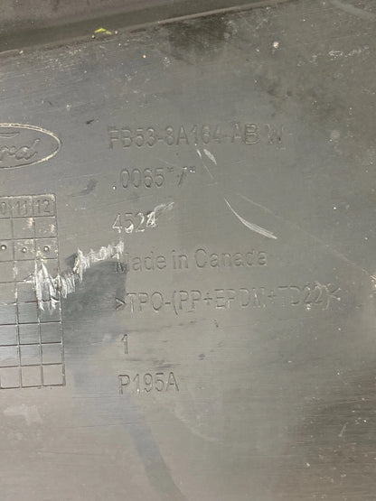 16-19 FORD EXPLORER POLICE INTERCEPTOR UPPER RADIATOR SHIELD COVER FB538A164ABW