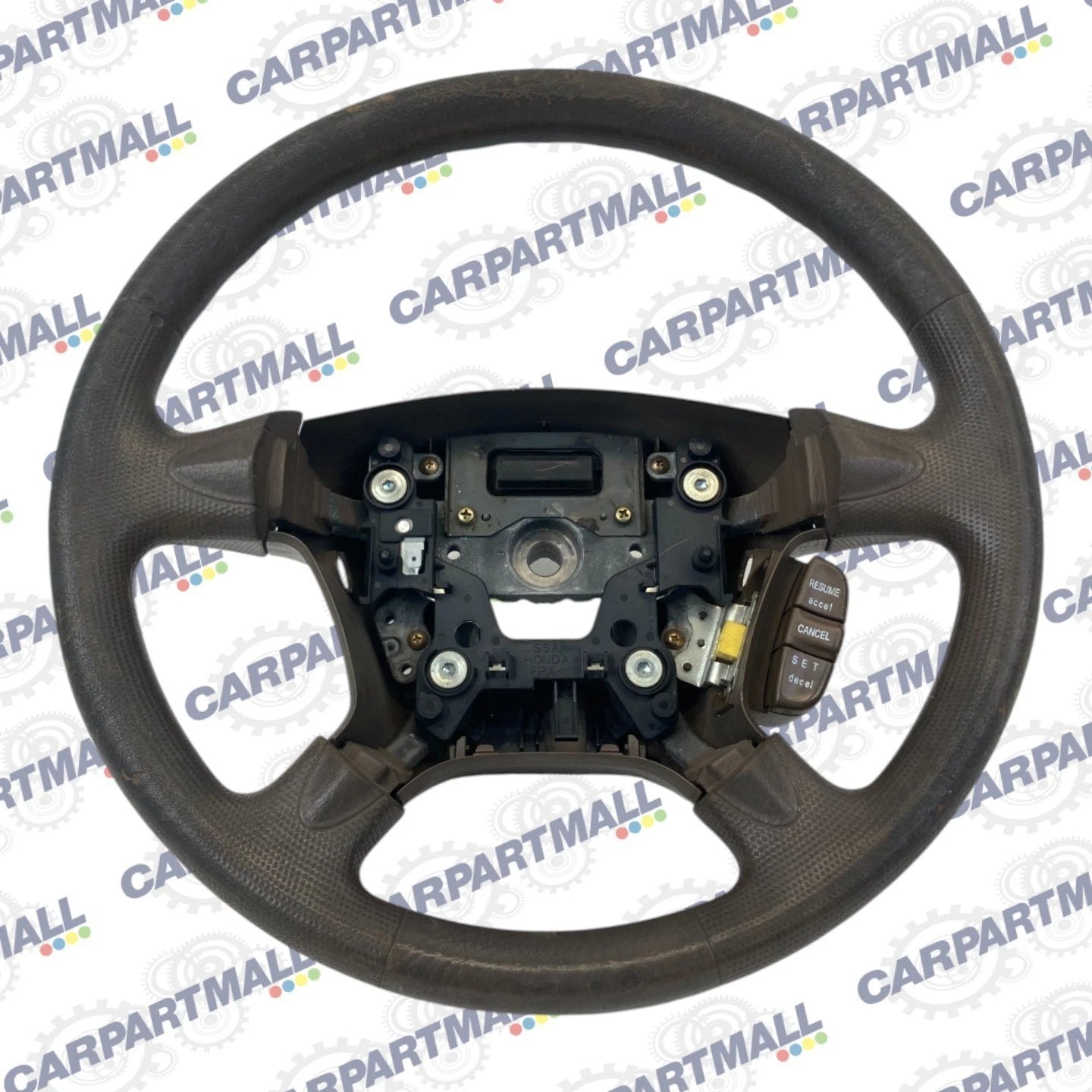 2002-2006 HONDA CR-V STEERING WHEEL WITH CRUISE CONTROL SWITCH BROWN OEM