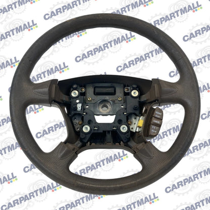 2002-2006 HONDA CR-V STEERING WHEEL WITH CRUISE CONTROL SWITCH BROWN OEM