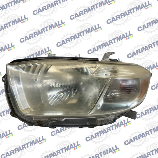2008-2010 Toyota Highlander Left Driver Side Headlight Headlamp OEM