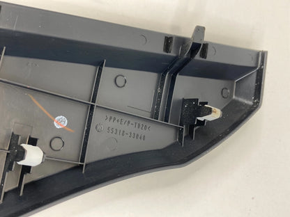 2007-2012 LEXUS ES350 INSTRUMENT PANEL LEFT SIDE CAP END COVER TRIM 55318-33040