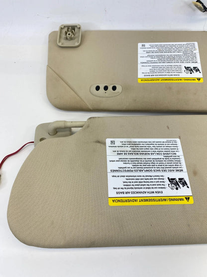 2013-2019 FORD FLEX LEFT & RIGHT SIDE SUNVISOR SHADE SET PAIR W /GARAGE OPENER