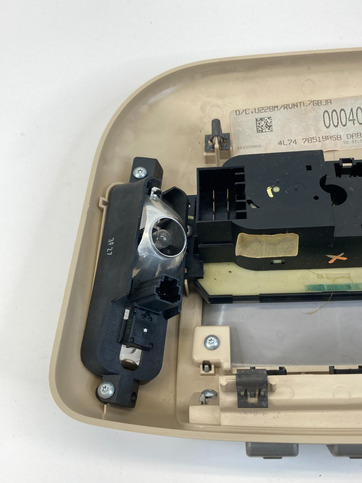 2003-2006 Lincoln Navigator Rear Overhead Dome Light Climate Control Console OEM