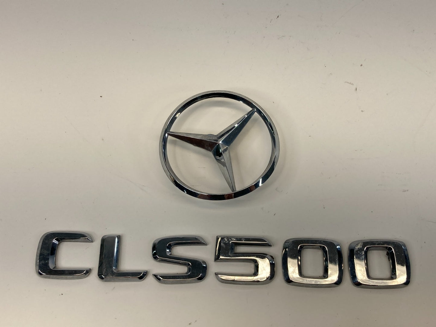 2006 Mercedes-Benz CLS500 Rear Trunk Lid Emblem Logo Badge Chrome A2197580058