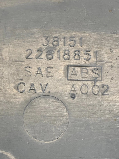 02-05 PONTIAC GRAND AM FRONT LEFT SIDE DASH FUSE BOX END CAP TRIM COVER 22618851