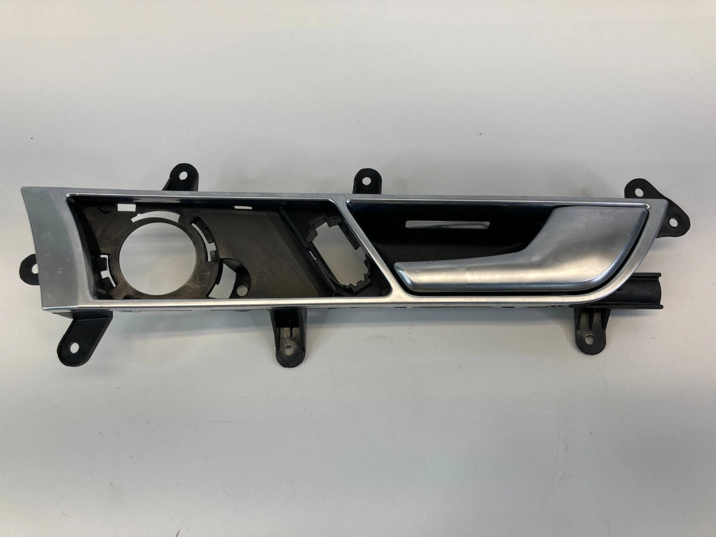 05-11 AUDI A6 QUATTRO FRONT RIGHT SIDE INNER DOOR HANDLE W/ BEZEL 4F0837020C OEM