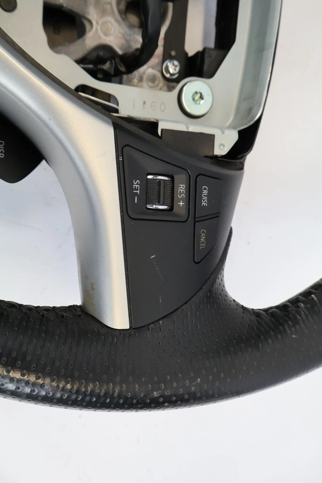 2011 SUZUKI KIZASHI 2.4L LEATHER STEERING WHEEL PADDLE SHIFTER BLACK OEM