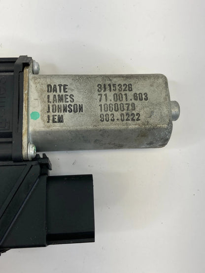 2007 2008 BMW 328XI REAR RIGHT PASSENGER SIDE POWER WINDOW MOTOR OEM 71001603