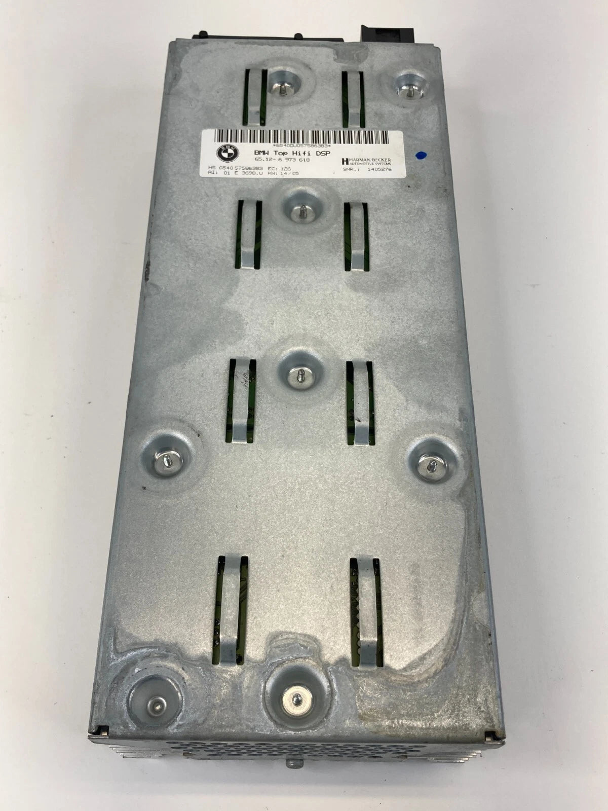 04-07 BMW 530I RADIO AUDIO AMPLIFIER AMP HARMAN BECKER HIFI DSP 65126973618 OEM