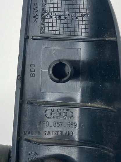 06-11 AUDI A6 QUATTRO REAR LEFT INTERIOR DOOR CORNER COVER TRIM PANEL 4F0857569A
