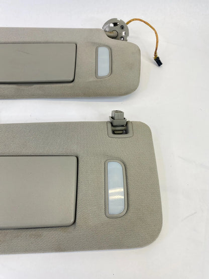 2011-2017 CHEVROLET EQUINOX LEFT RIGHT SUN VISOR PAIR SET W/ VANITY MIRROR OEM