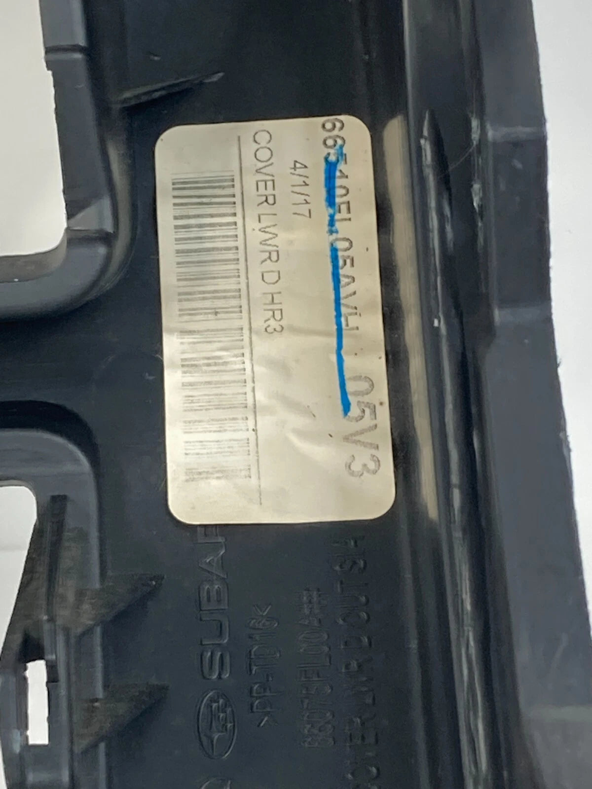 2017-2023 SUBARU IMPREZA FL DASH PANEL TRACK TRIM COVER BEZEL LWRD-HR3 OEM