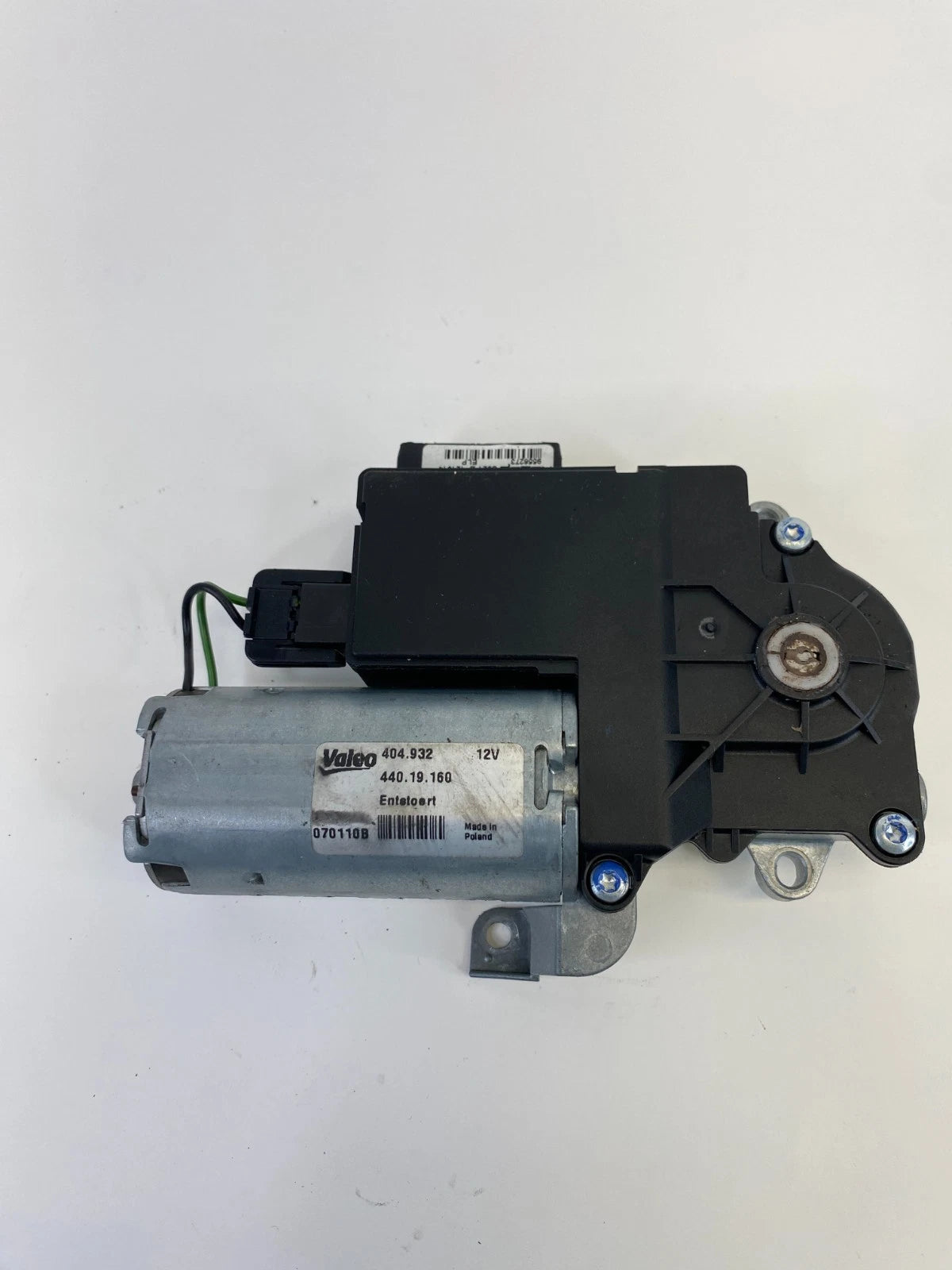 03-11 Saab 9-3 Sedan Power Sun Roof Sunroof Moon Roof Motor Assembly 440.19.160