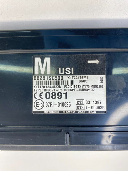 2009 Subaru Forester 2.5L 16V Integrated Computer Control Module Unit 88281SC500