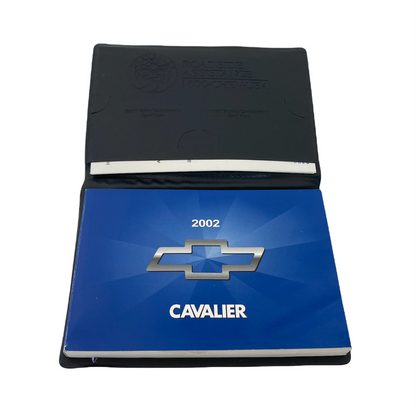 2002 02 Chevrolet Chevy Cavalier Owners Manual Guide w/ Case Cover OEM