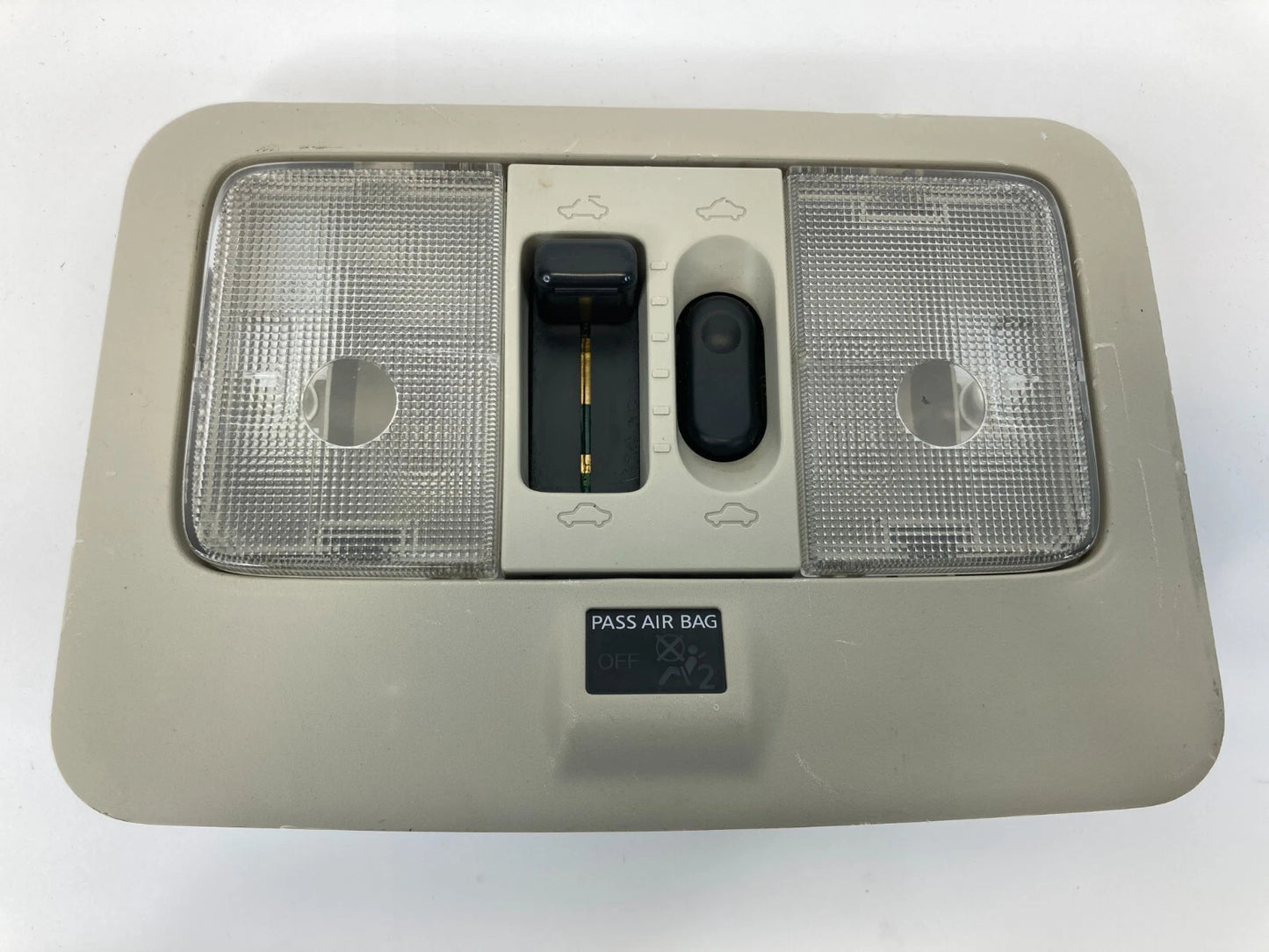 2003-2007 NISSAN MURANO OVERHEAD CONSOLE DOME MAP LIGHT LAMP W/ SUNROOF SWITCH