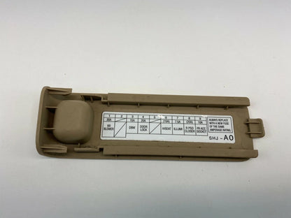 2005-2010 HONDA ODYSSEY DASH PASSENGER RIGHT FUSE BOX LID COVER TRIM PANEL