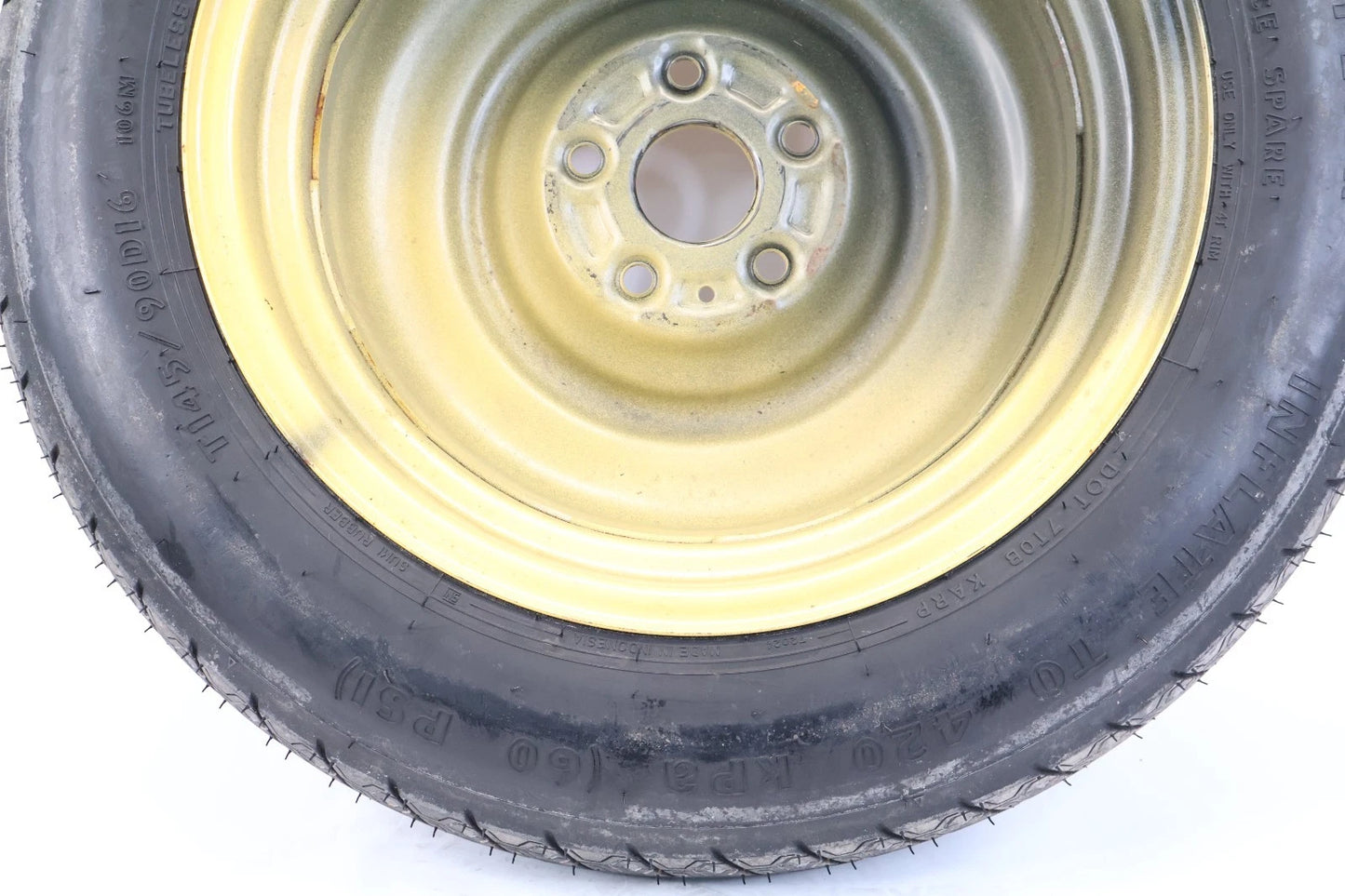 2010-2013 SUZUKI KIZASHI EMERGENCY SPARE TIRE COMPACT DONUT WHEEL T145/90D16 106