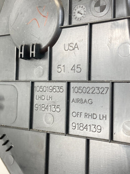 2011-2017 BMW X3 Front Left Driver Side Dash End Cap Cover Trim 105019635 OEM