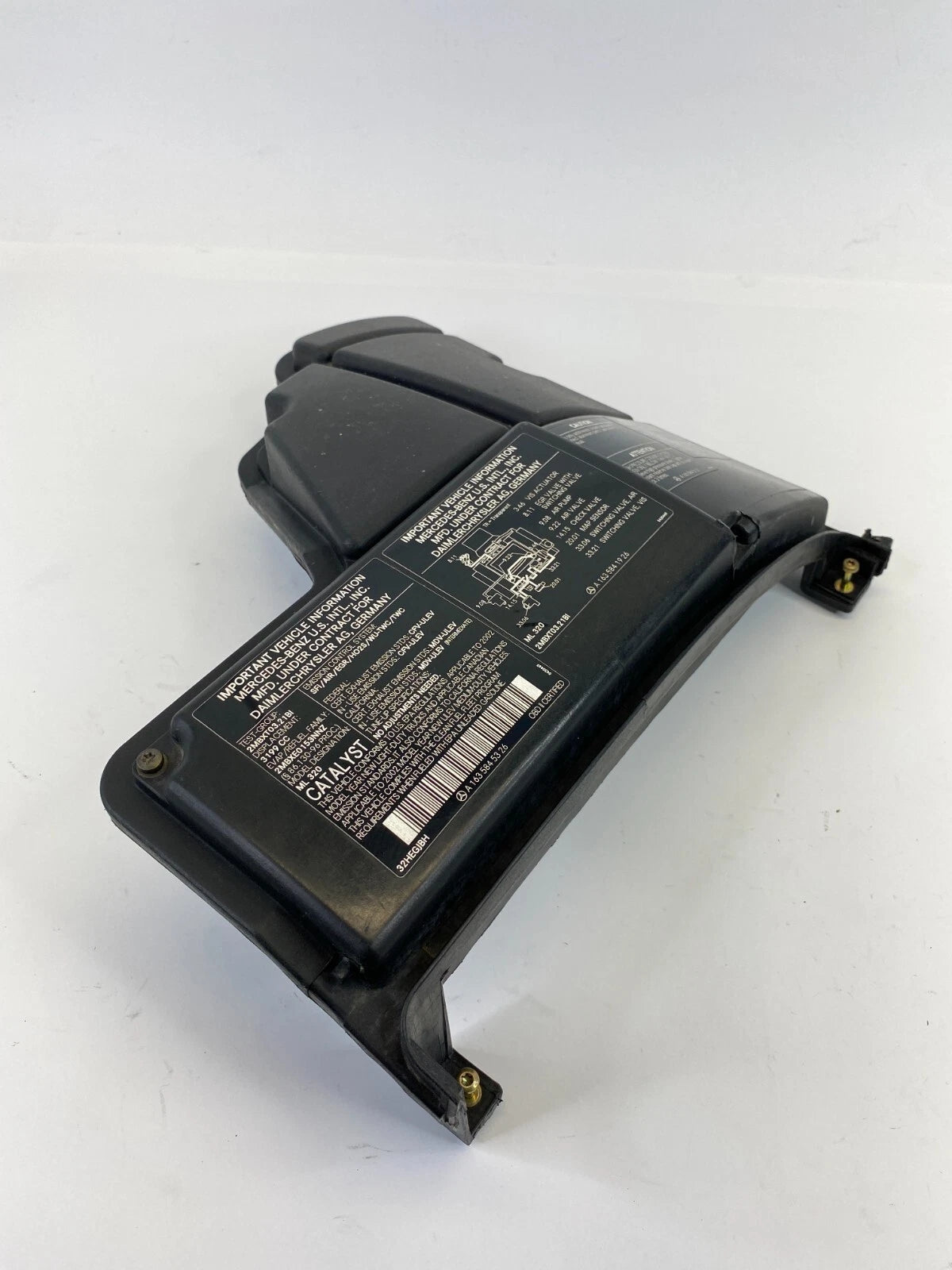 1998-2003 MERCEDES-BENZ ML 320 FUSE RELAY BOX ECU MODULE TOP PLASTIC COVER OEM