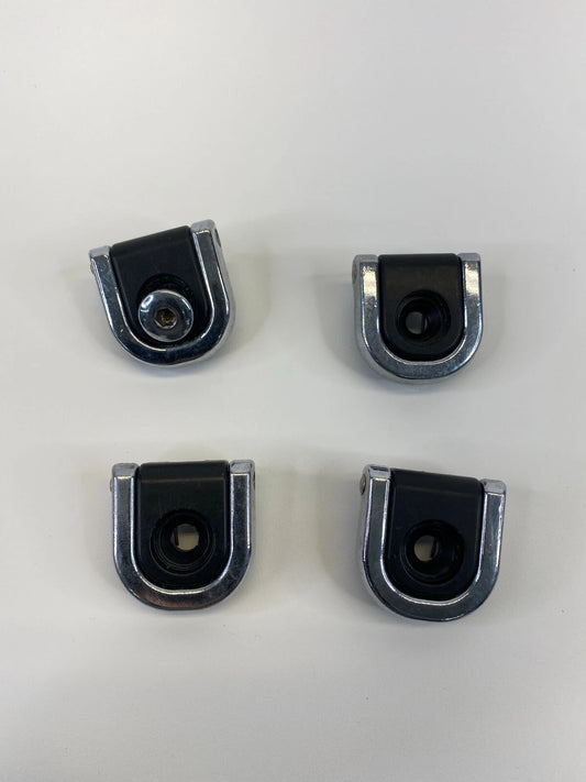 2003-2012 LAND ROVER RANGE ROVER CARGO TRUNK TIE DOWN HOOKS FLOOR SET OF 4 OEM