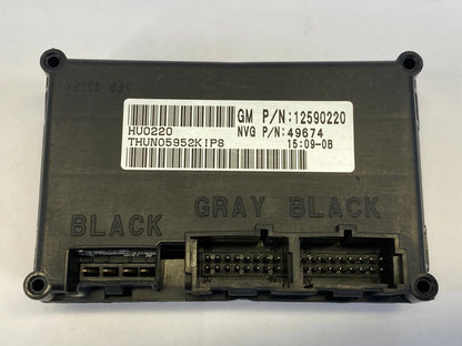 2002-2005 CHEVROLET TRAILBLAZER TRANSFER CASE CONTROL MODULE TCCM OEM 12590220