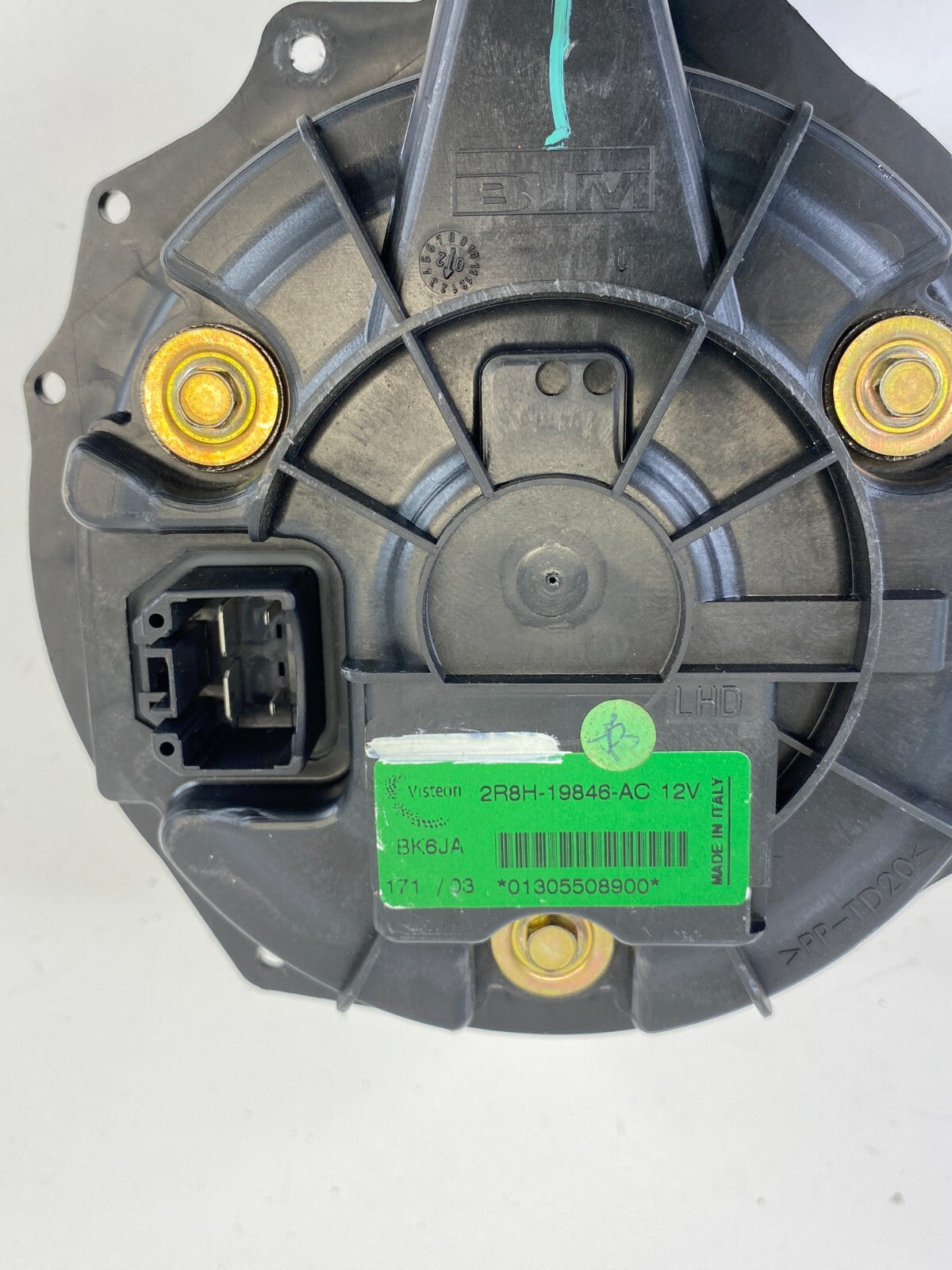 02-08 Jaguar S-type 3.0L RWD A/C Heater Fan Blower Motor Assembly 2R8H-19846-AC