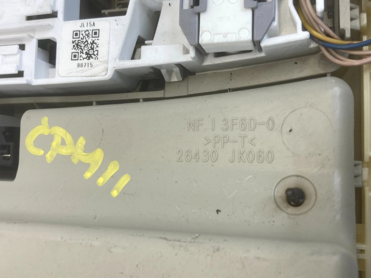 2009-2013 INFINITI G37 SEDAN OVERHEAD CONSOLE DOME MAP LIGHT OEM 26430-JK060