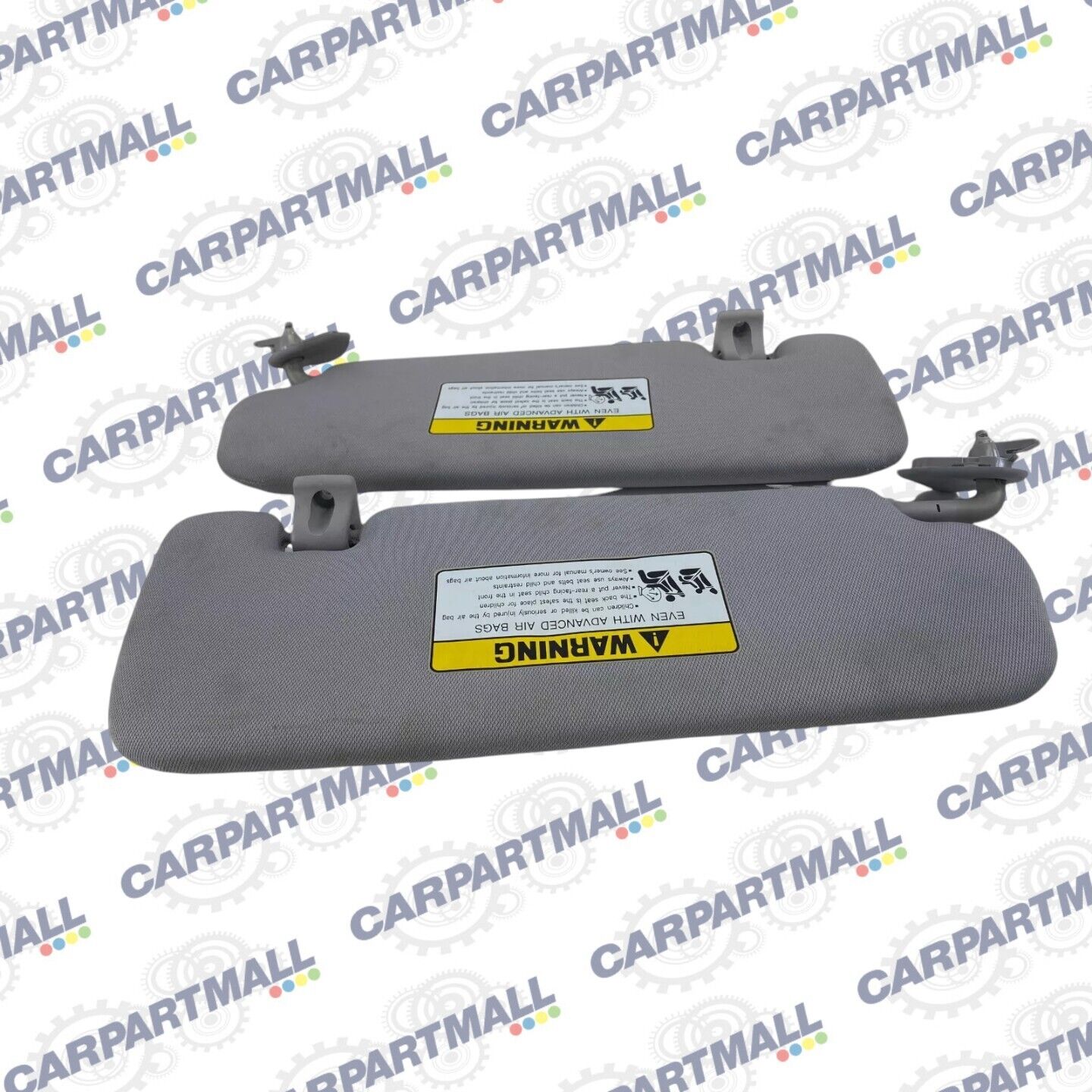 2011-2014 Hyundai Sonata Sunvisor Sun Visor Shade Left Right Set Pair w/ Clips