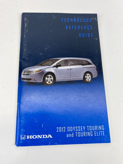 2012 Honda Odyssey Owners Manual Guide Warranty Information Navigation Set Case