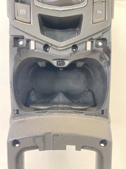 10-12 CADILLAC SRX CENTER CONSOLE UPPER TRIM SHIFTER BOOT BEZEL & CUP HOLDER OEM
