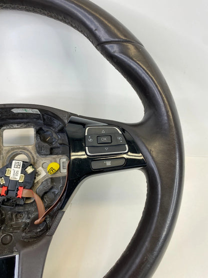 11-17 VOLKSWAGEN TOUAREG STEERING WHEEL W/ MULTIFUNCTIONAL SWITCHES 7P6-419-091