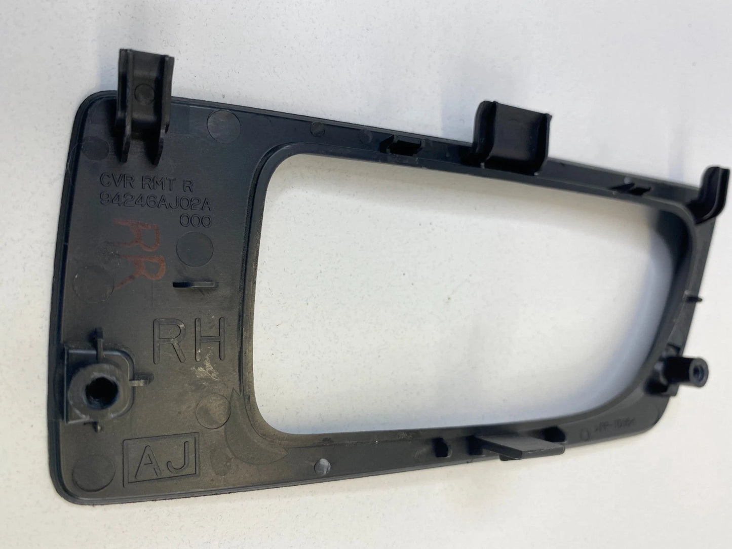 10-14 SUBARU OUTBACK LEGACY REAR RIGHT PASSENGER INSIDE DOOR HANDLE BEZEL OEM