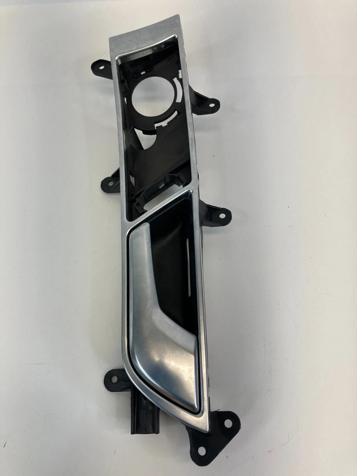 05-11 AUDI A6 QUATTRO FRONT RIGHT SIDE INNER DOOR HANDLE W/ BEZEL 4F0837020C OEM